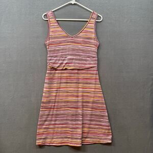 Title Nine Frances Fit Flare Sporty Dress Womens S Athletic Side Pocket Stretch